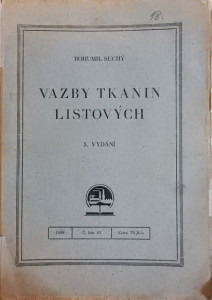 Vazby tkanin listových (2 svazky)