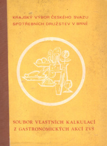 Soubor vlastních kalkulací z gastronomických akcí ZVS