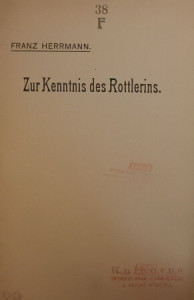 Zur Kenntnis des Rottlerins