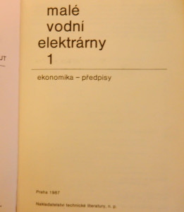 Malé vodní elektrárny 1